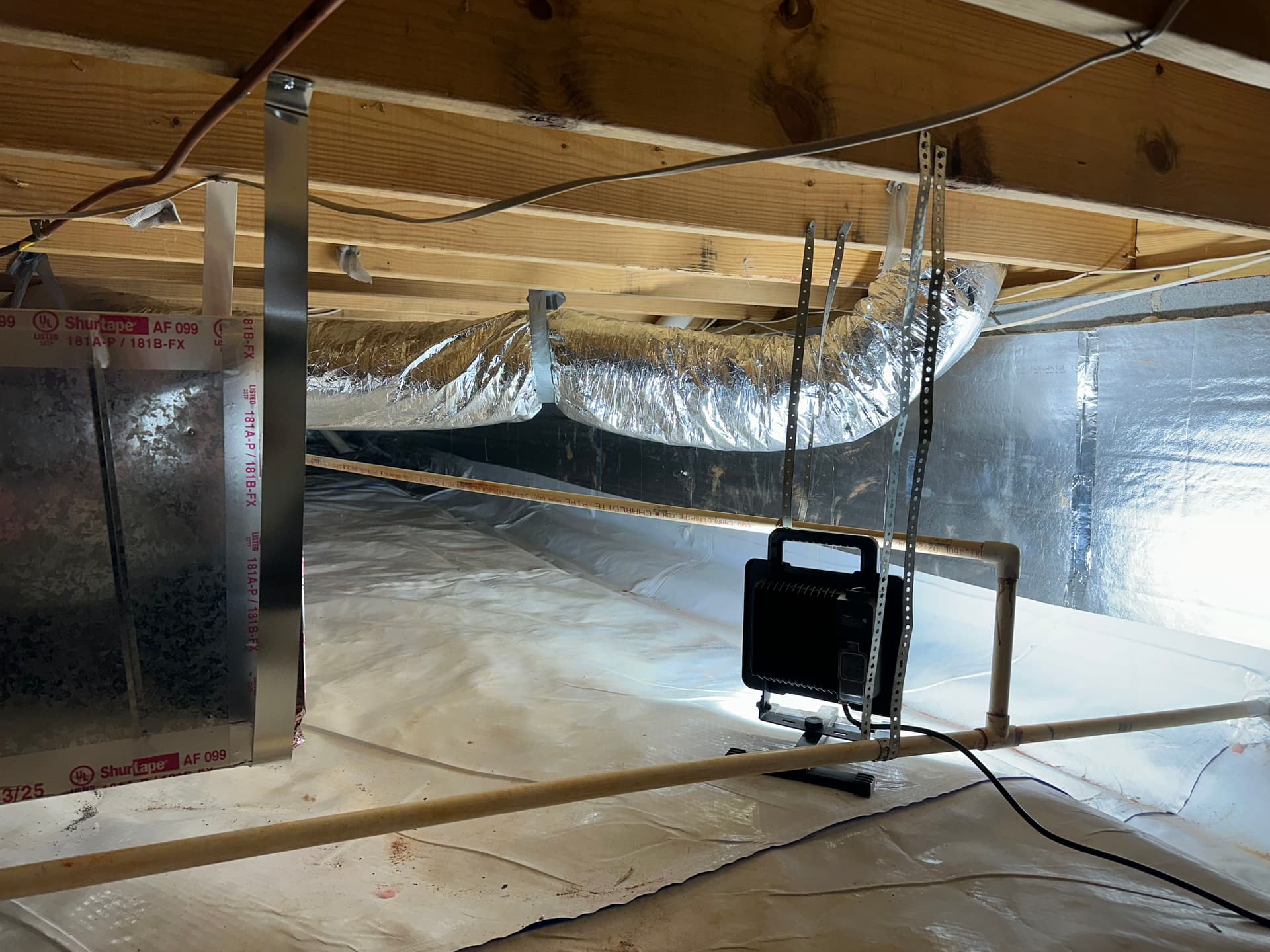 Gallery photos for Full A/C System and Ductwork Replacement in a Crawl Space Home: Image #7