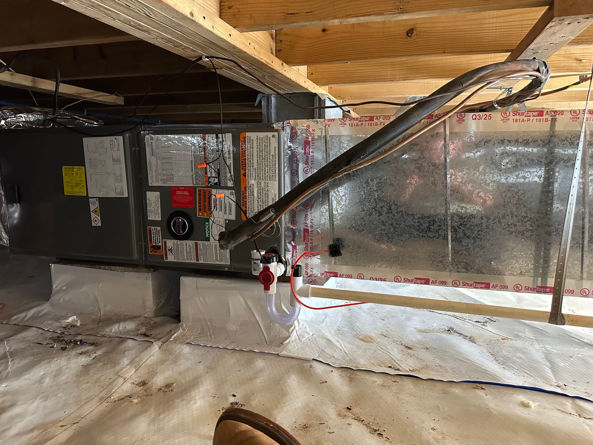 Full A/C System and Ductwork Replacement in a Crawl Space Home