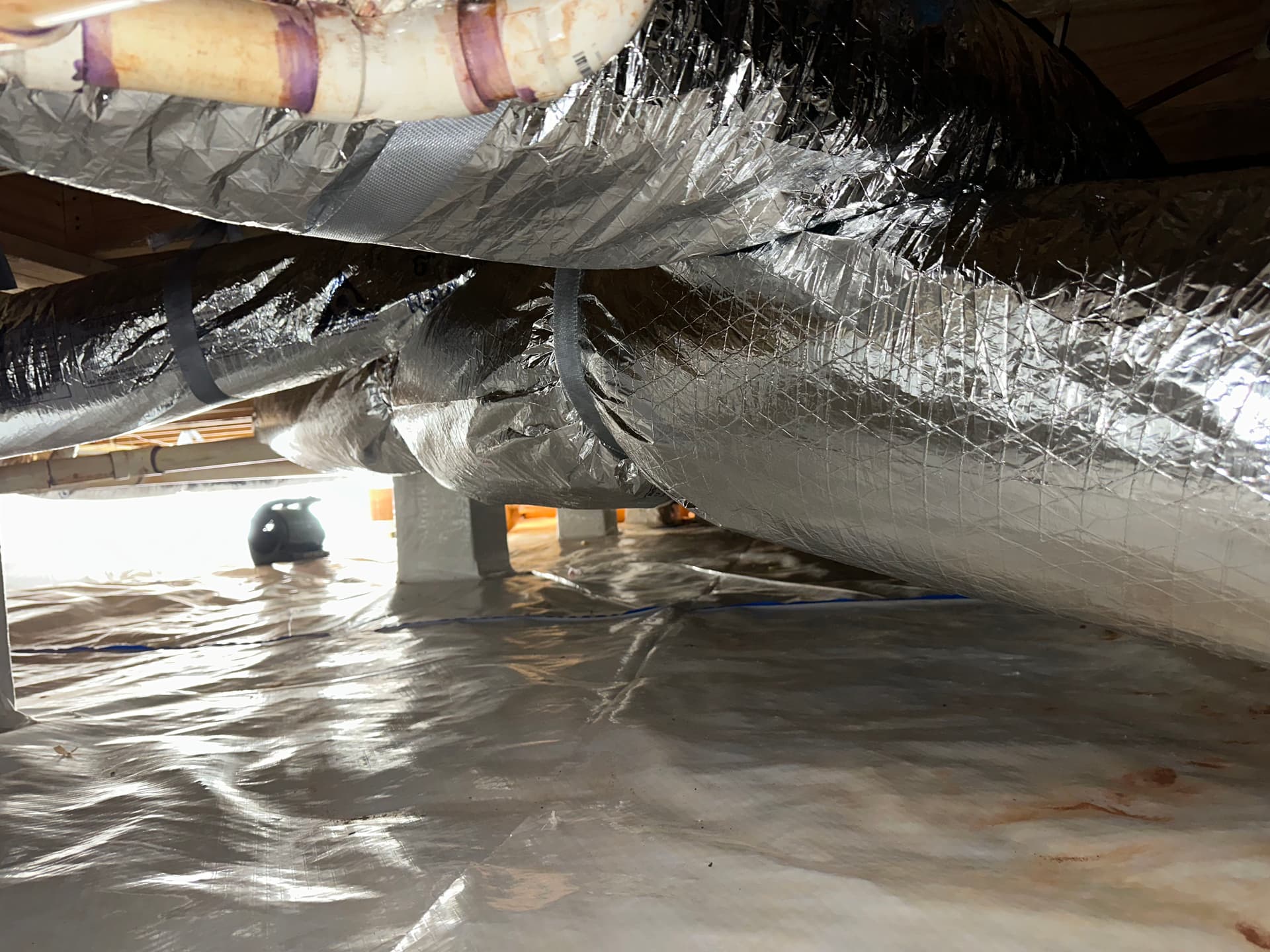 Gallery photos for Full A/C System and Ductwork Replacement in a Crawl Space Home: Image #6