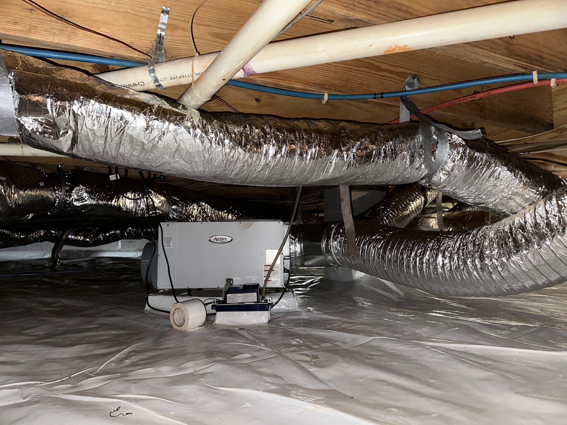 Full A/C System and Ductwork Replacement in a Crawl Space Home